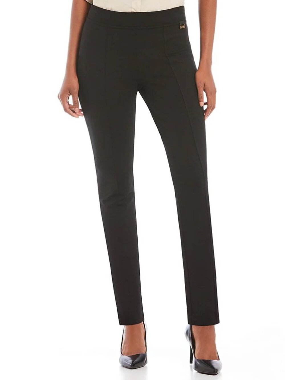 Calvin Klein Modern Essentials Women’s Black Dress Pants L NWT MSRP $59.50
